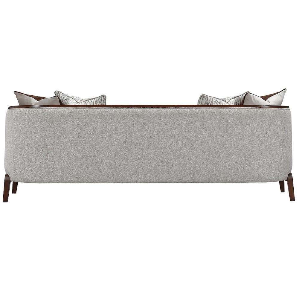 Houston Sofa - Pebble/Walnut