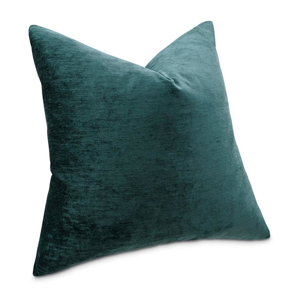 The Smith 20" Square Chenille Pillow, Set of 2 - Teal