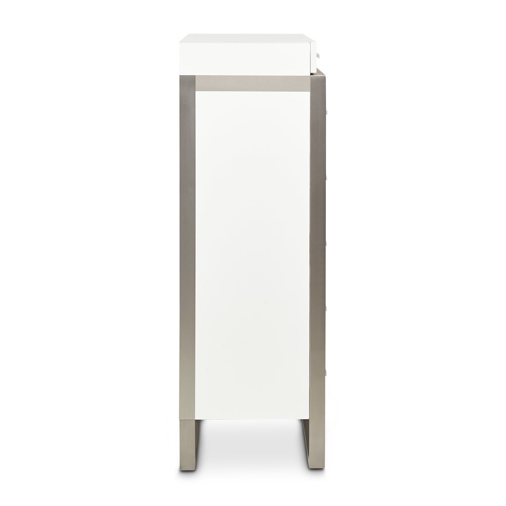 Marquee 7-Drawer Chest - Cloud White