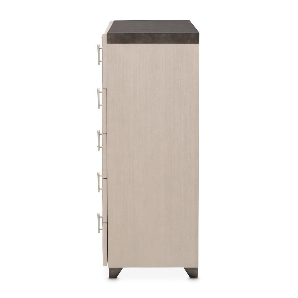 Fantosini 10-Drawer Mule Chest - Silver Mist