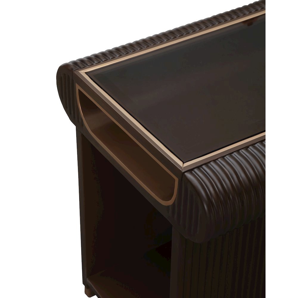 West Kensington End Table - Medium Espresso