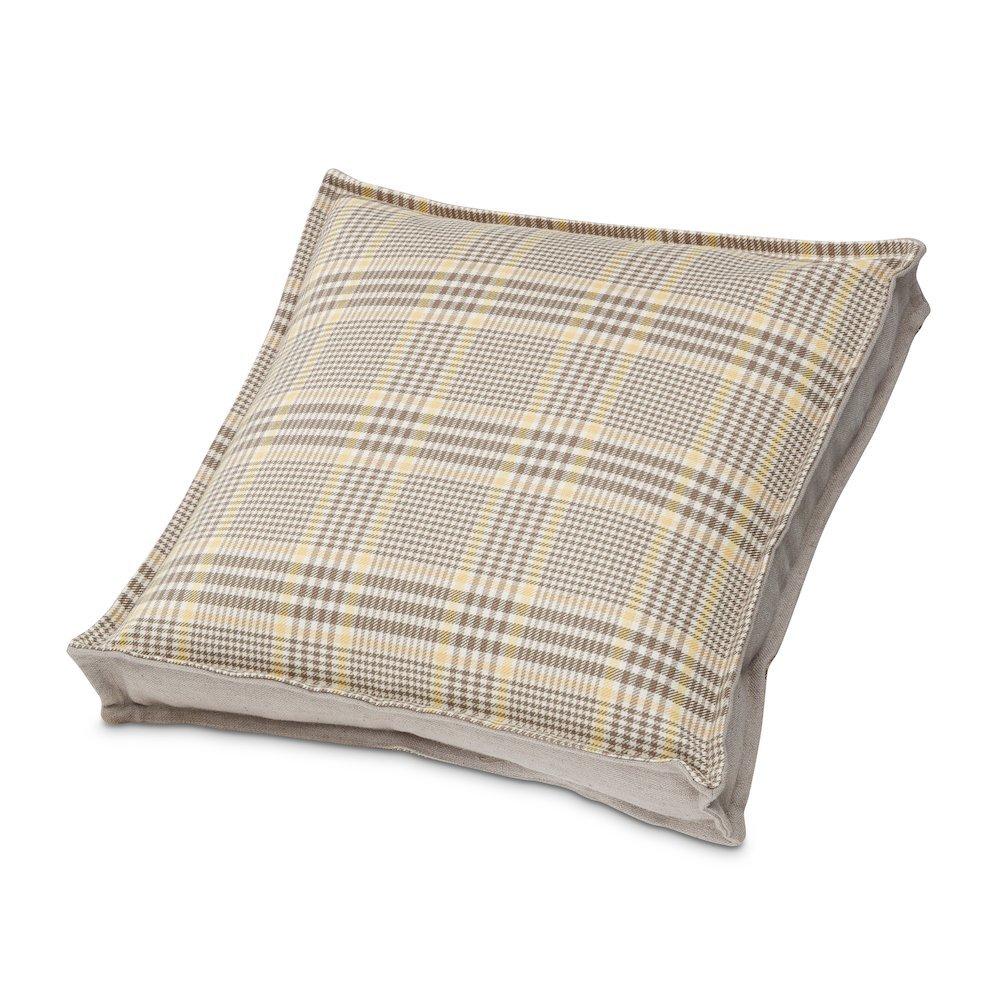 Newport Leeds 17" Plaid Accent Pillow, Set of 2 - Dove Gray