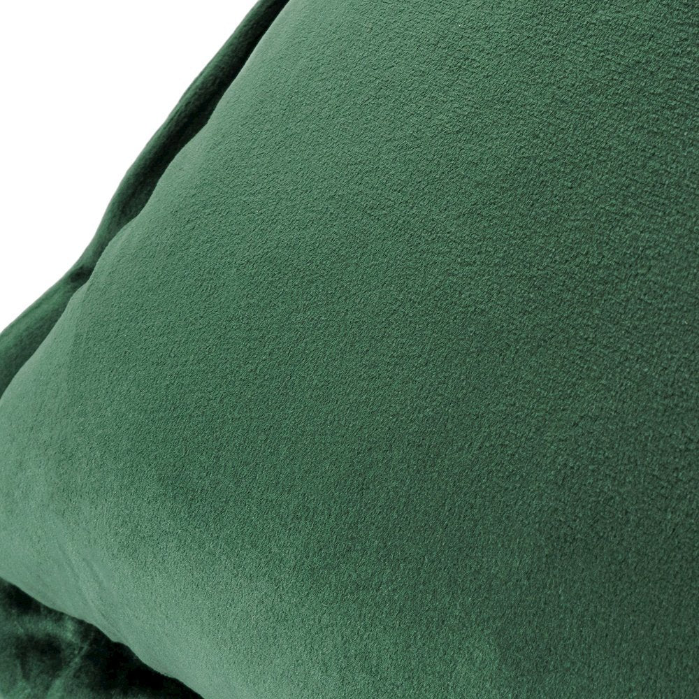 Conner 20" Velvet Throw Pillow, Set of 2 - Forest Green
