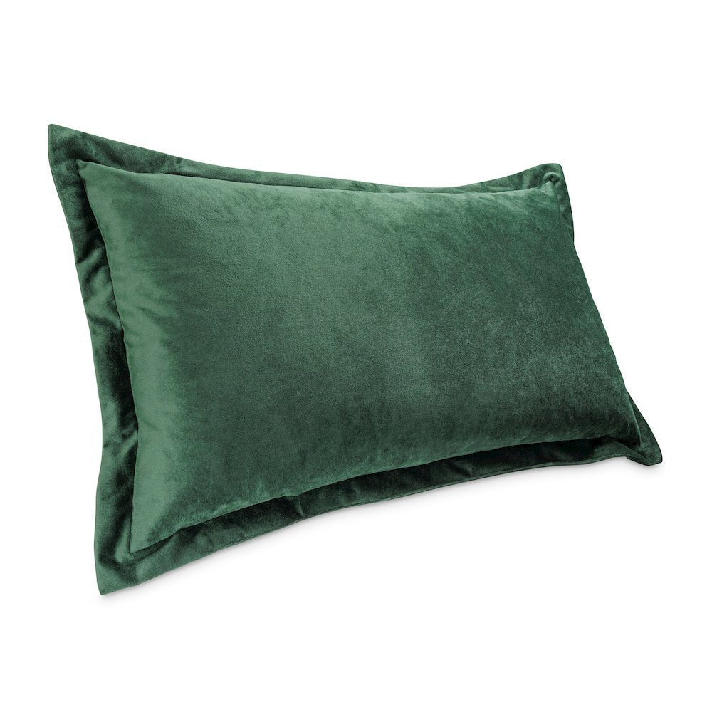 Conner 13" x 22" Oblong Velvet Pillow, Set of 2 - Forest