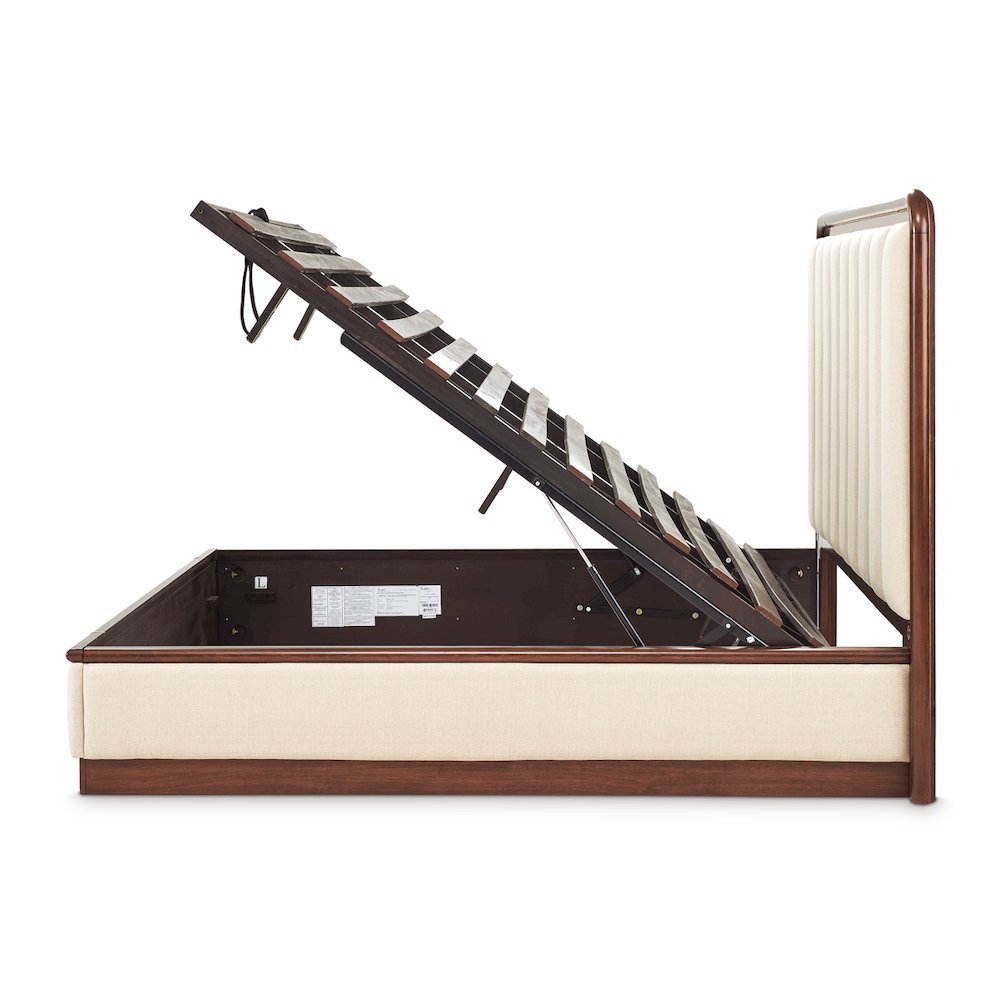 Mason Park King Lift Up Storage Bed - Umber