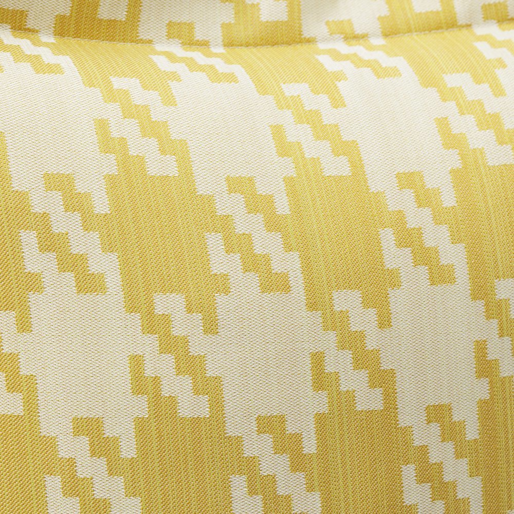 Newport Yates 24" Houndstooth Throw Pillow, Set of 2 - Lemon Yellow