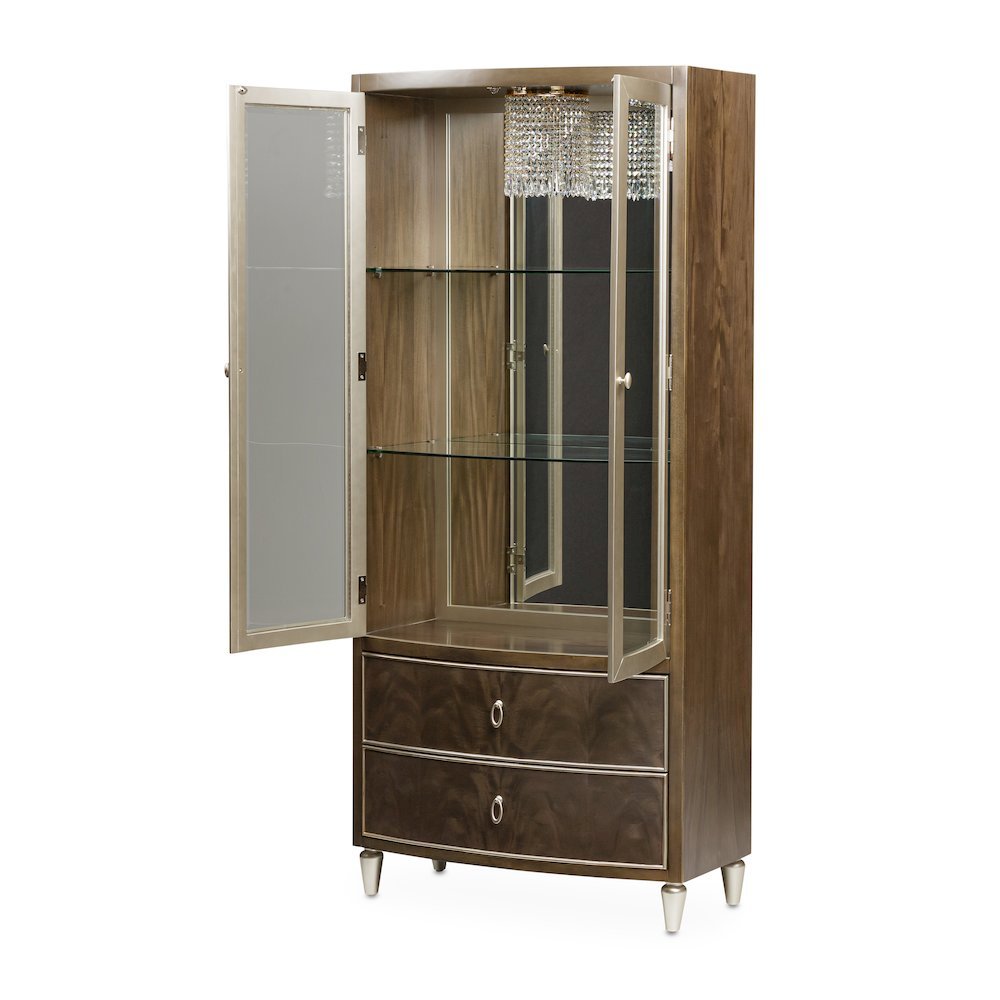 Villa Cherie Display Cabinet - Hazelnut