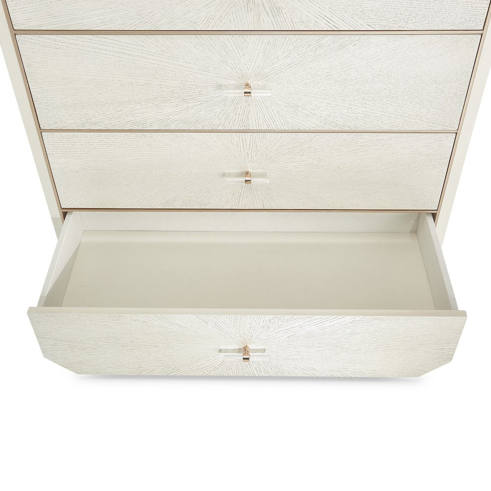 La Rachelle 5-Drawer Chest - Champagne