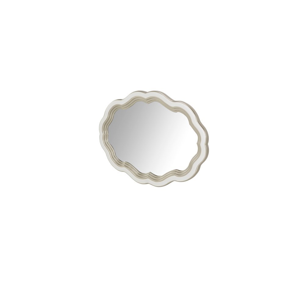 London Place Wall Mirror - Creamy Pearl