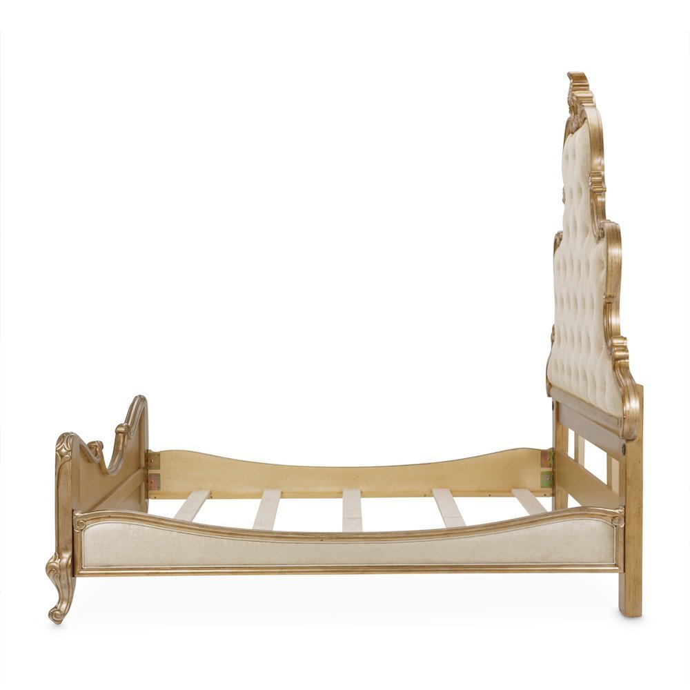 Platine de Royale Cal King Panel Bed - Antique Platinum