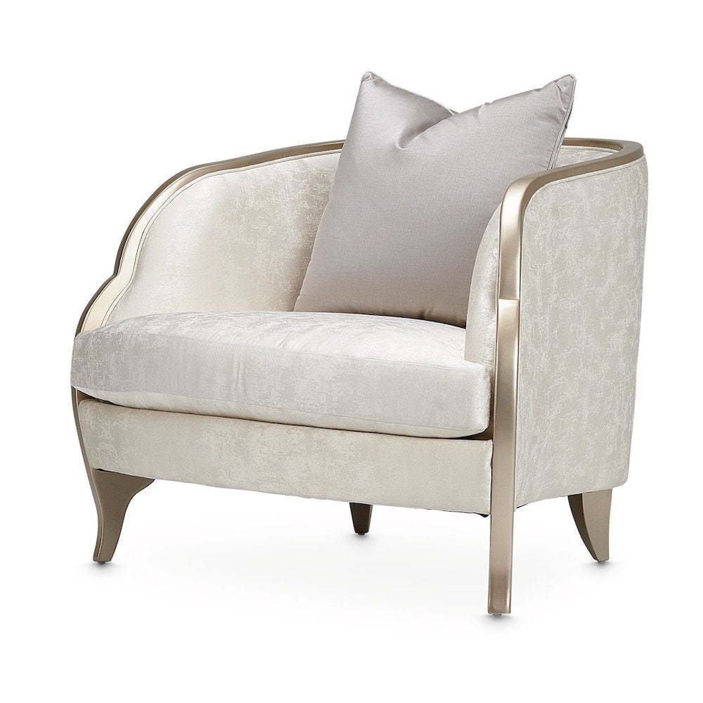 Malibu Crest Accent Chair - Cloud White/Chardonnay