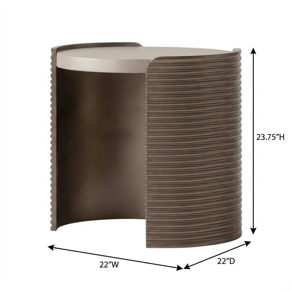 Mod Dream End Table - Rich Champagne
