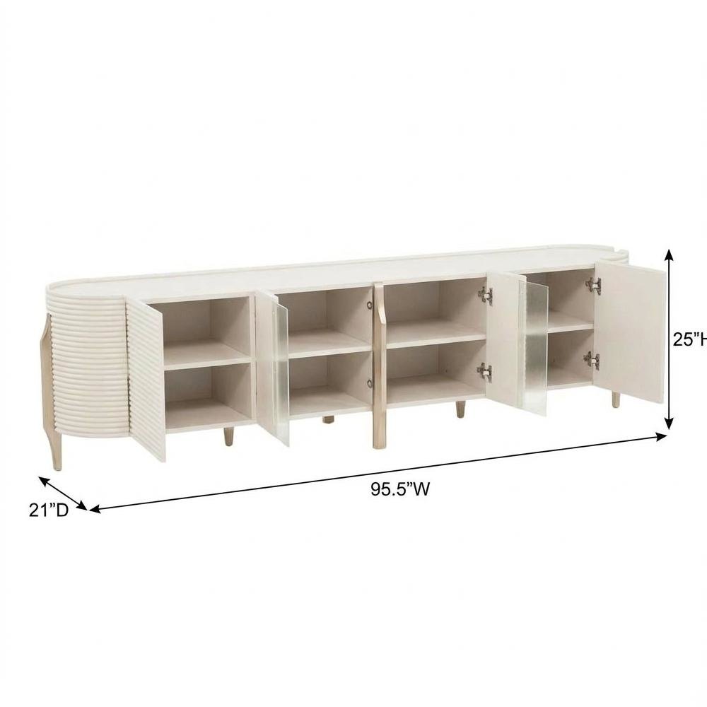 Mod Dream Media Cabinet - Rich Champagne