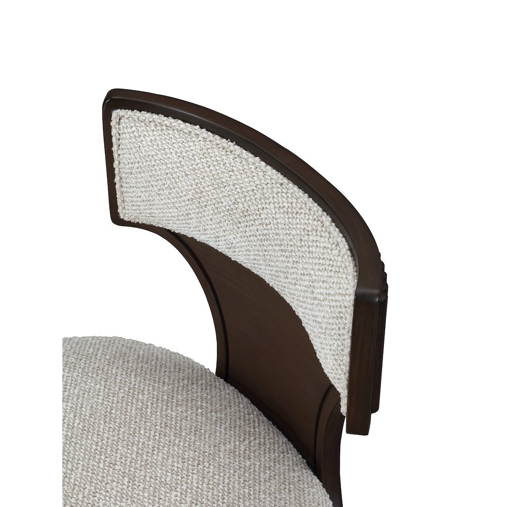 West Kensington Vanity Chair - Buff/Medium Espresso
