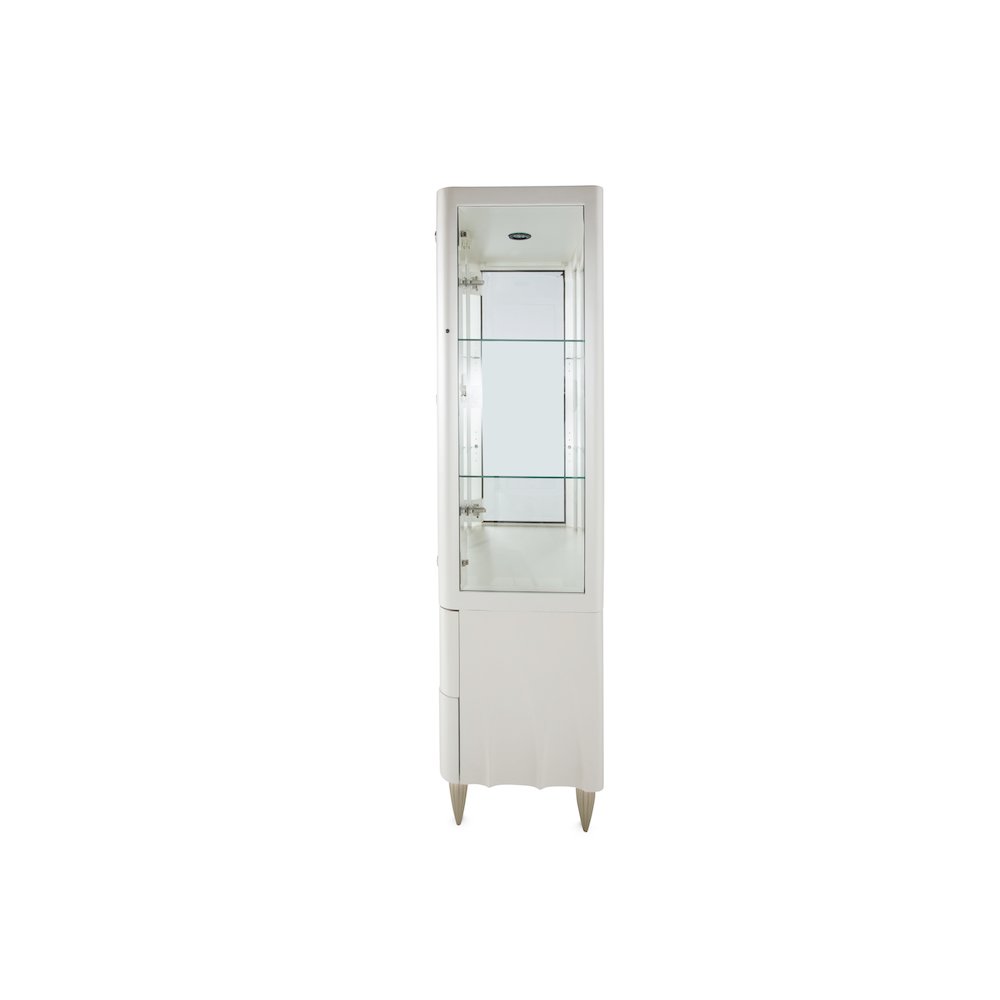 London Place Display Cabinet - Creamy Pearl