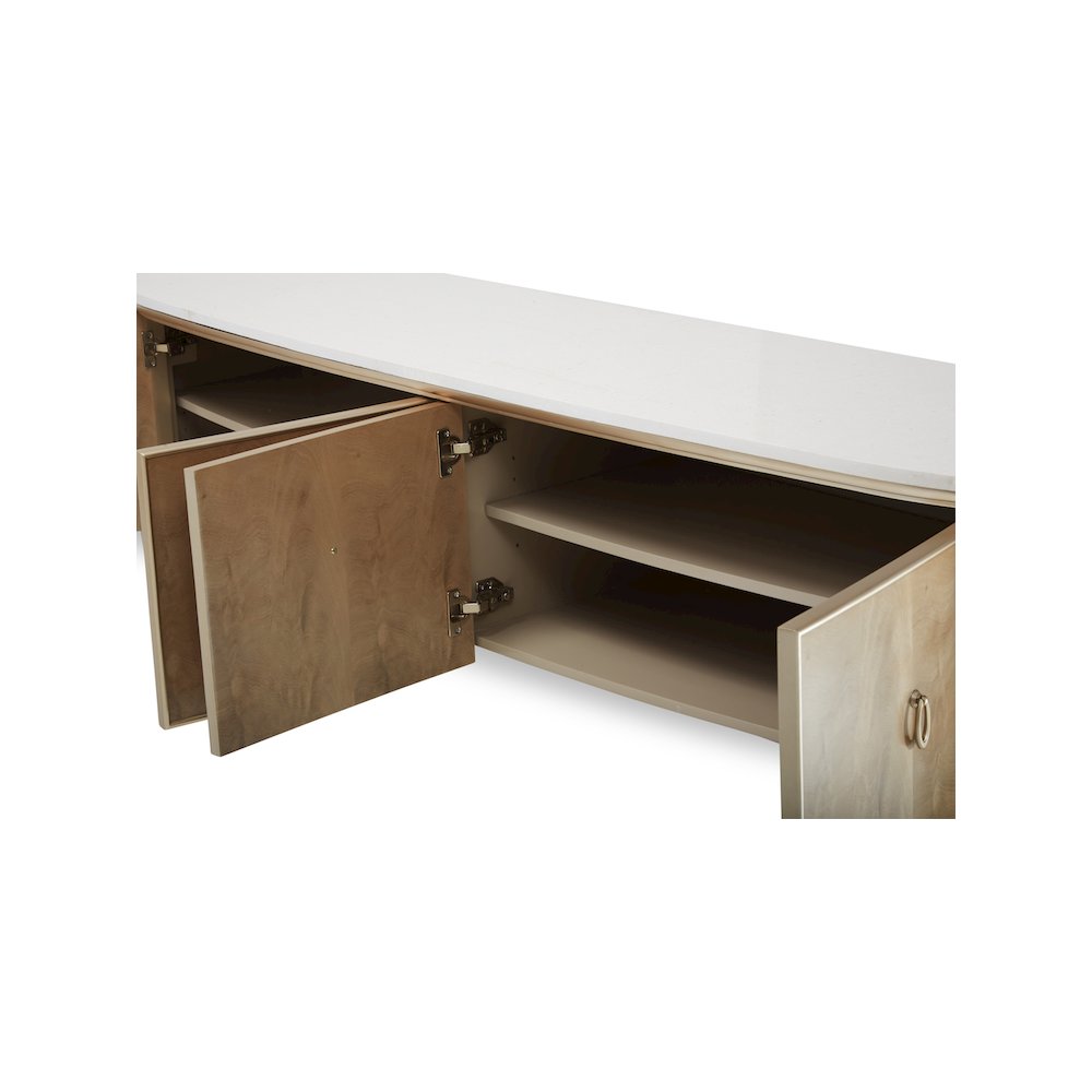 Villa Cherie Media Cabinet - Caramel