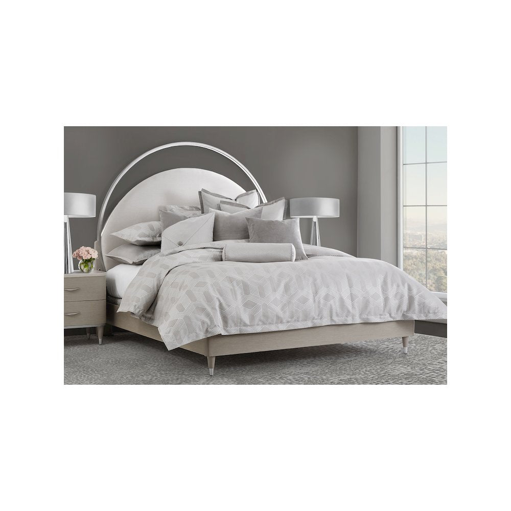 Nouveau 9-Piece Queen Duvet Set - Dove