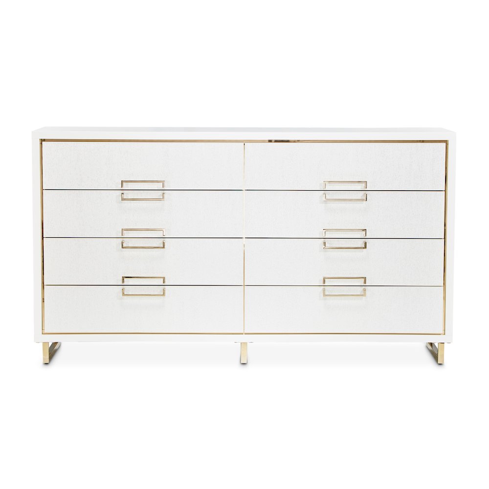 Palm Gate Dresser - Cloud White