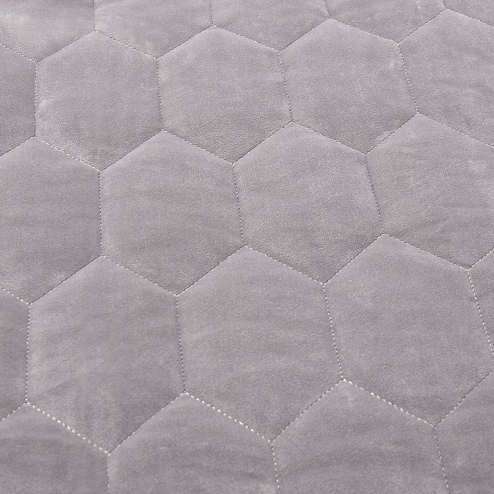 Affluent 3-Piece Queen Quilt Set - Dove