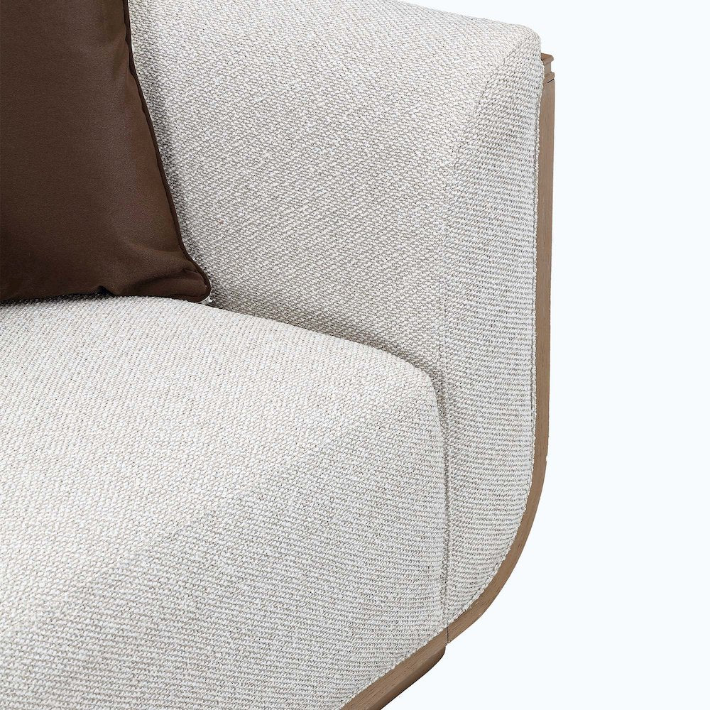 West Kensington Sofa - Buff/Seal Salt Caramel