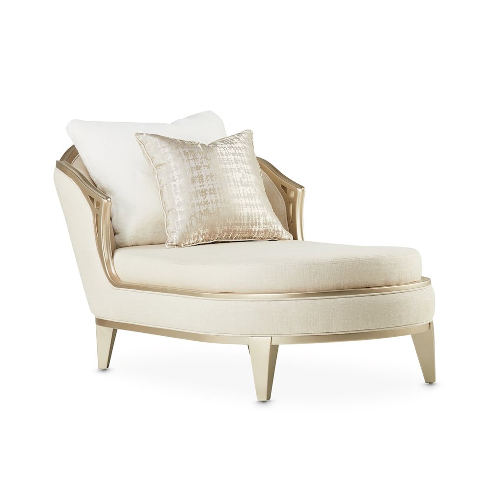 Villa Cherie Chaise - Pearl/Caramel
