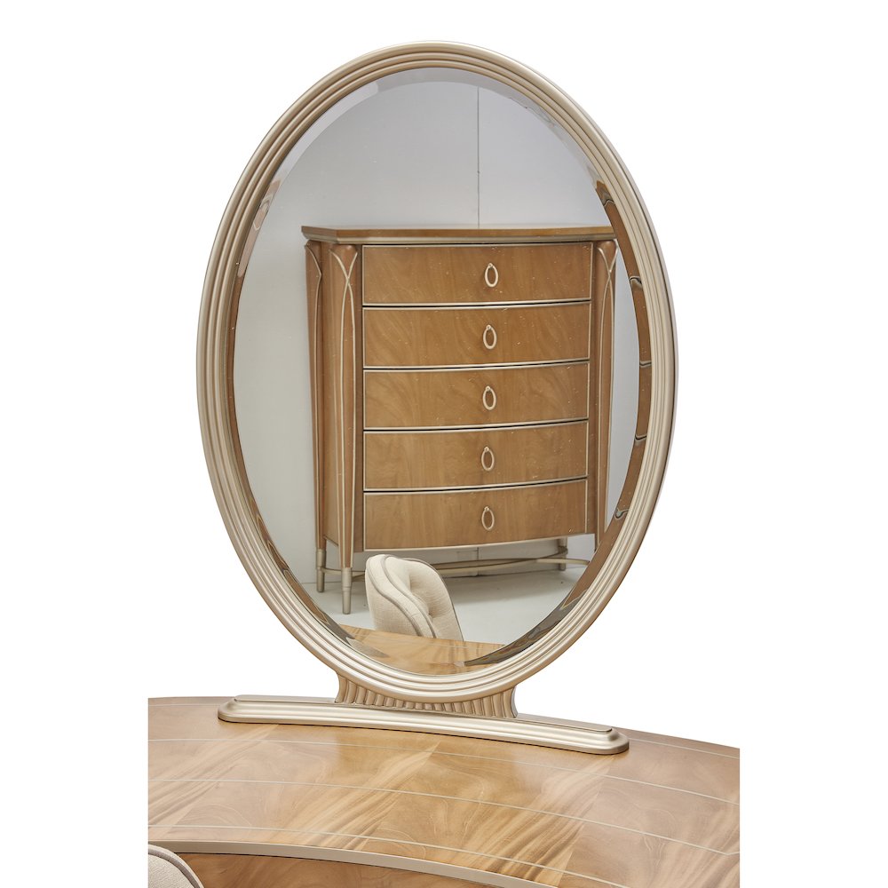Villa Cherie Vanity with Mirror - Caramel