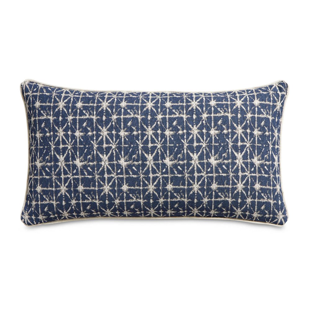 Blue My Mind Foster 13" x 24" Oblong Pillow, Set of 2 - Navy