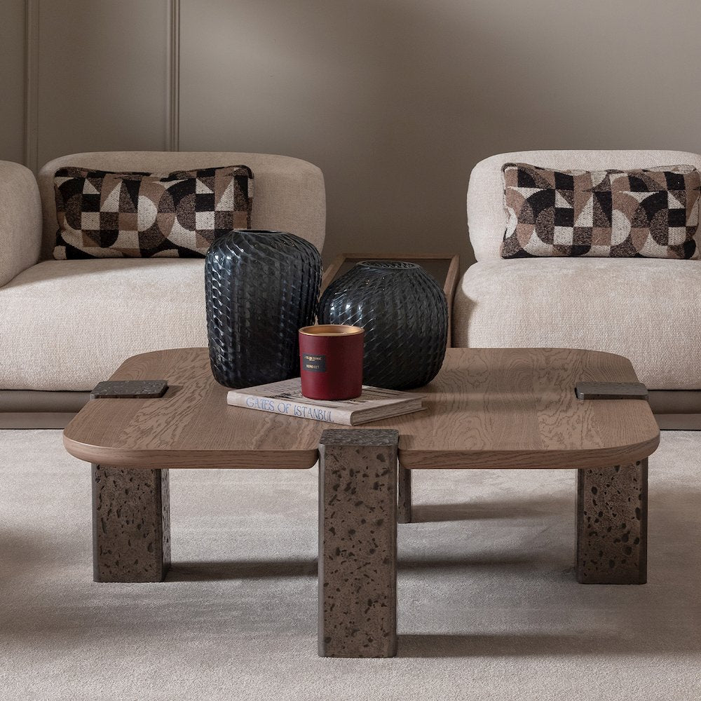 Bristol Point Tall Cocktail Table - Saddle Brown