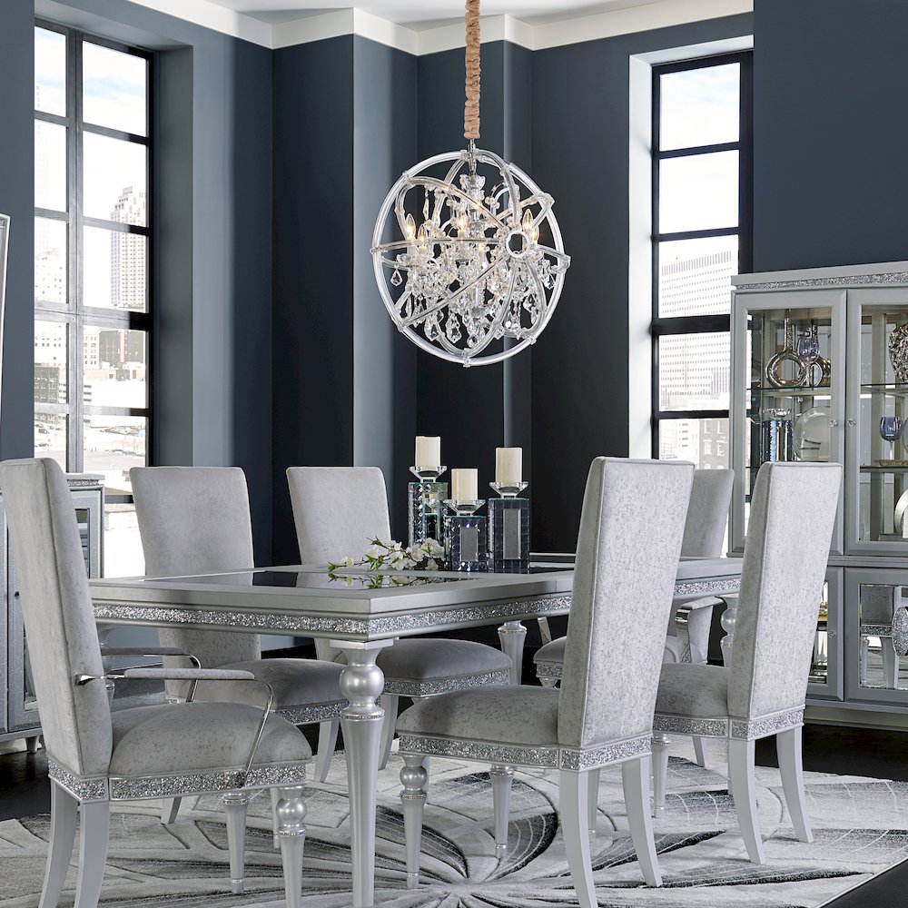 Pena 6-Light Traditional Crystal Chandelier - Clear