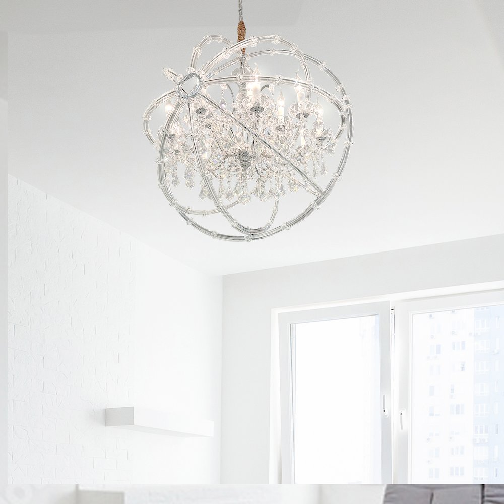 Pena 15-Light Traditional Crystal Chandelier - Clear