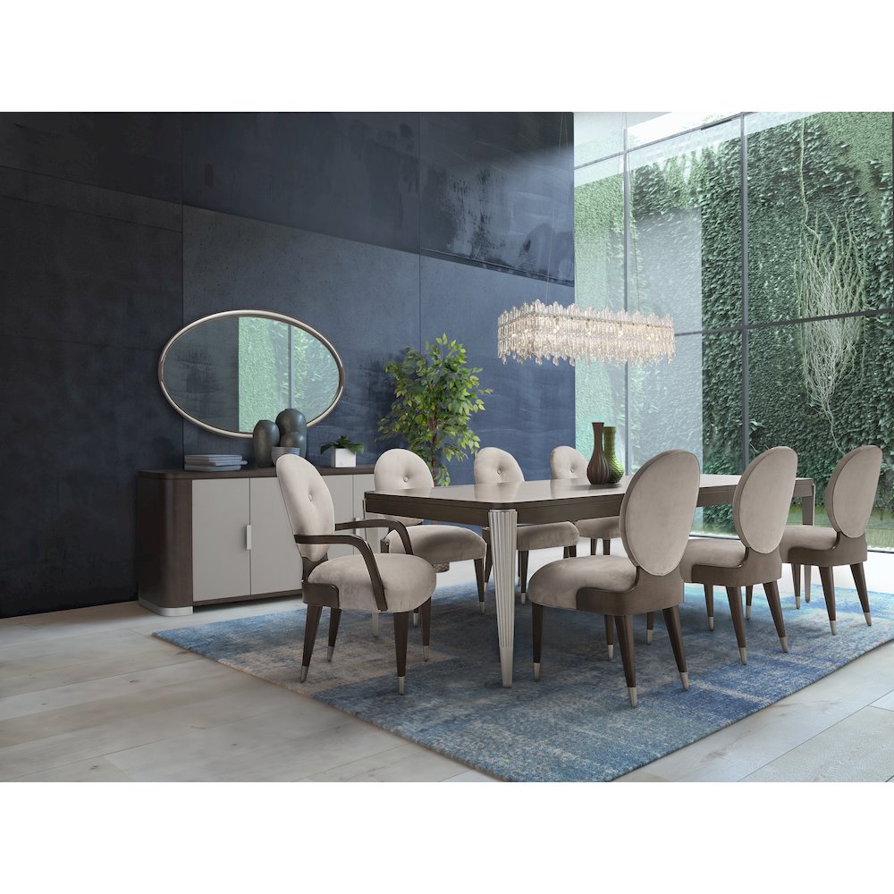 Royal Crown Rectangular 12-Light Crystal Chandelier