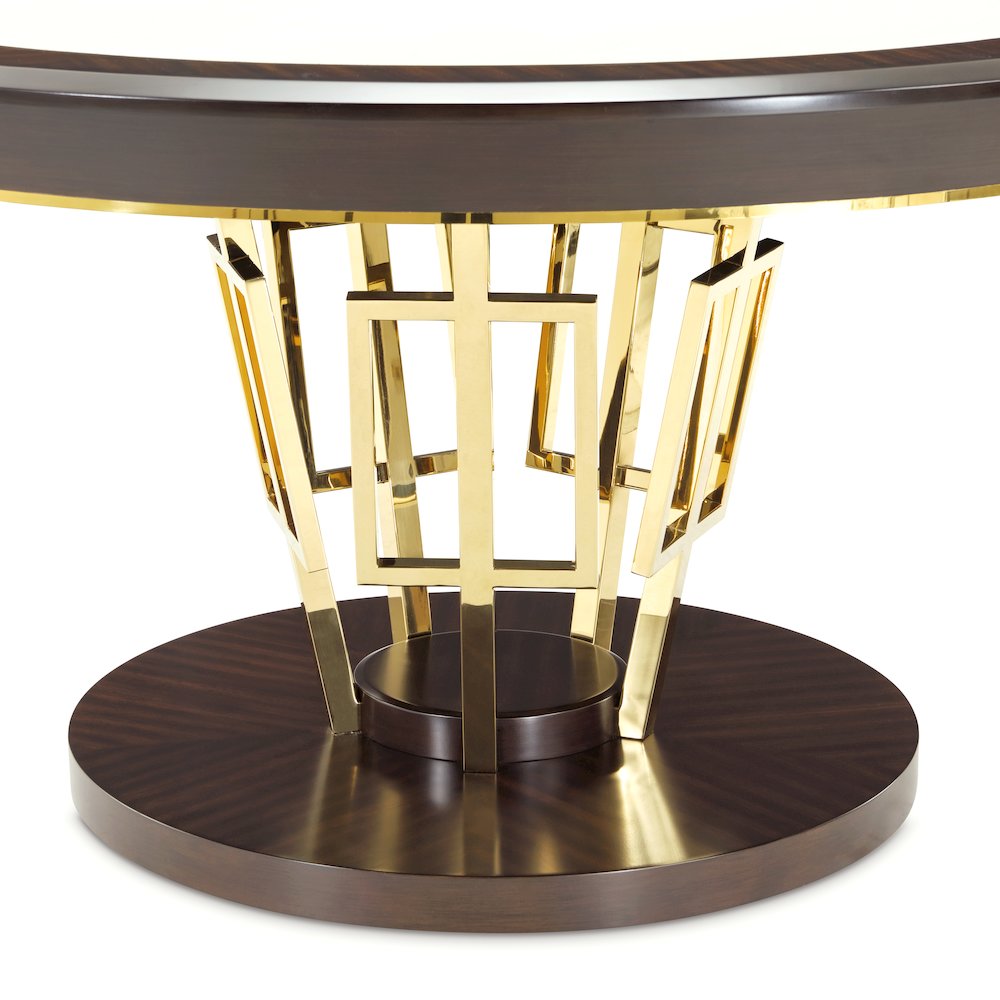 Belmont Place 60" Round Dining Table - Espresso