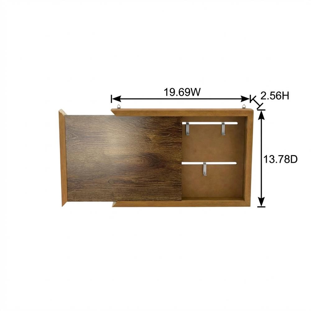 Hidden Storage Cabinet With Photo Frame In Compact Design