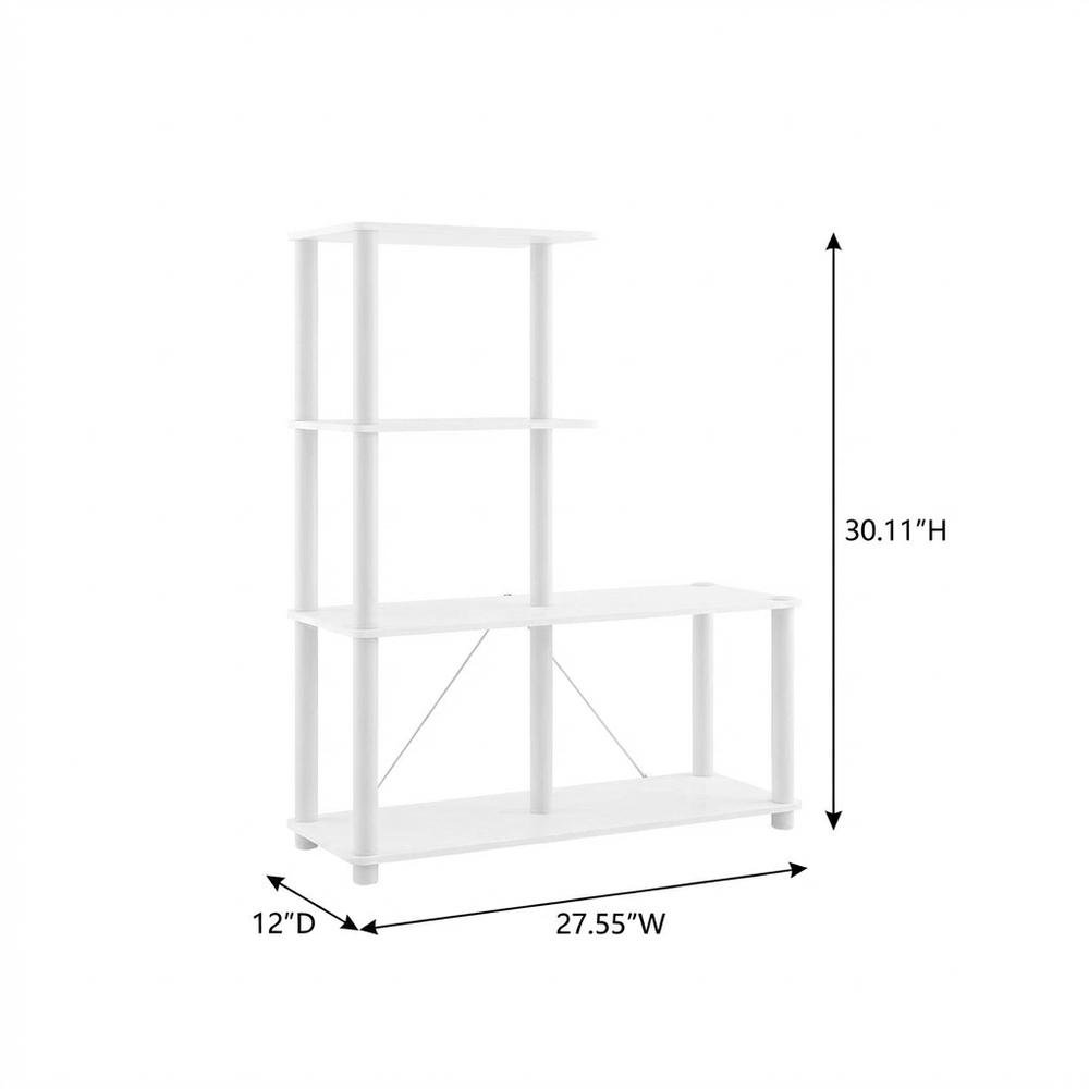 Wood 3-Cube Shelves Open Bookcase for Stylish Storage