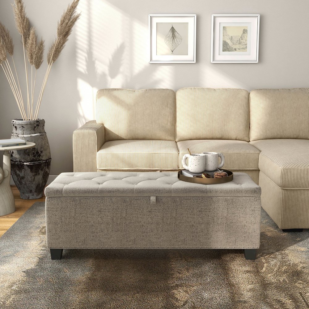 Furniture of America Ullan Storage Bench
