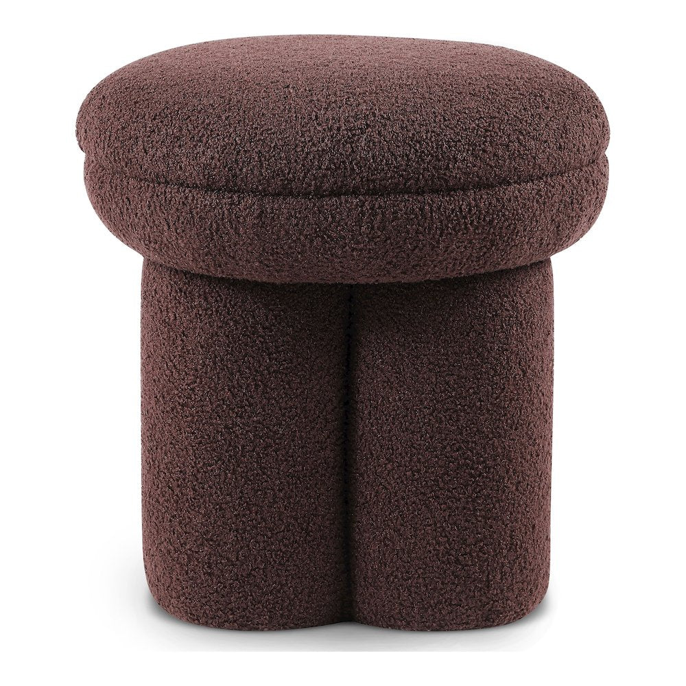 Thia I Modern Upholstered Mushroom-Shape Design Ottoman