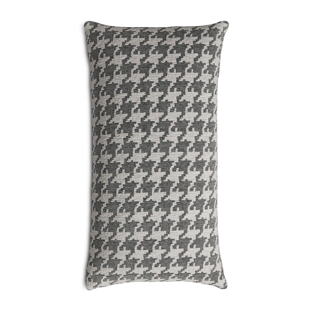 Moonbeam Georgia 13" x 24" Chenille Pillow, Set of 2 - Dove Gray