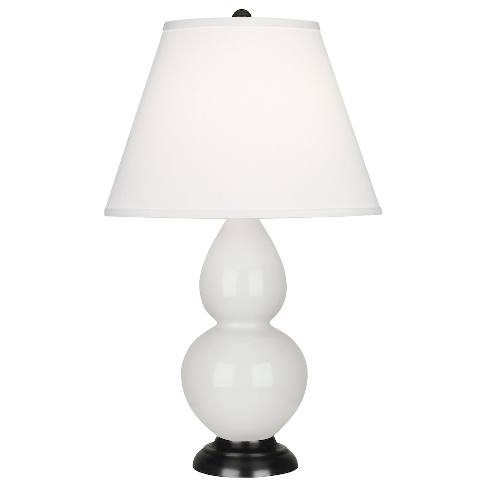 Lily Small Double Gourd Accent Lamp in Lily Glazed Ceramic Color
