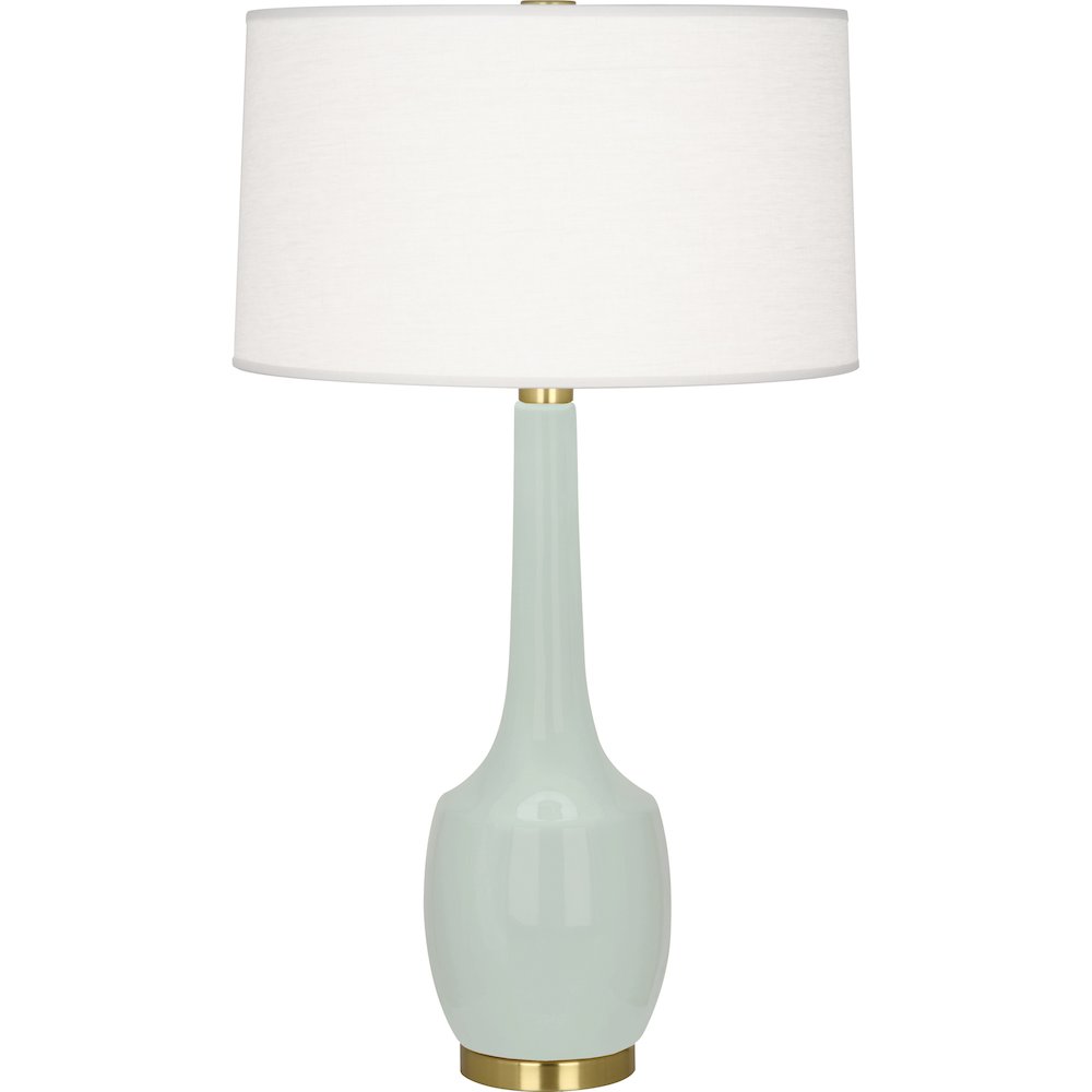 Celadon Delilah Table Lamp in Celadon Glazed Ceramic Color