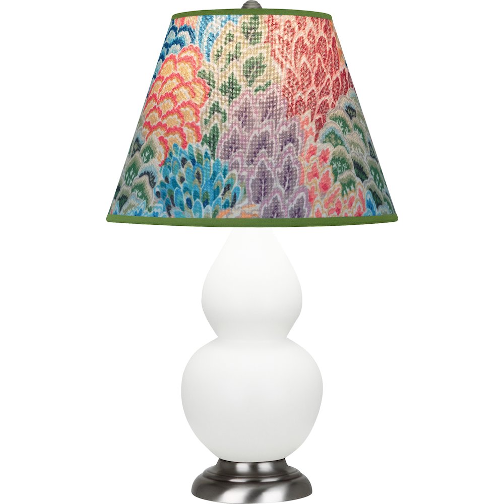 Matte Daisy Small Double Gourd Accent Lamp in Matte Daisy Glazed Ceramic Color