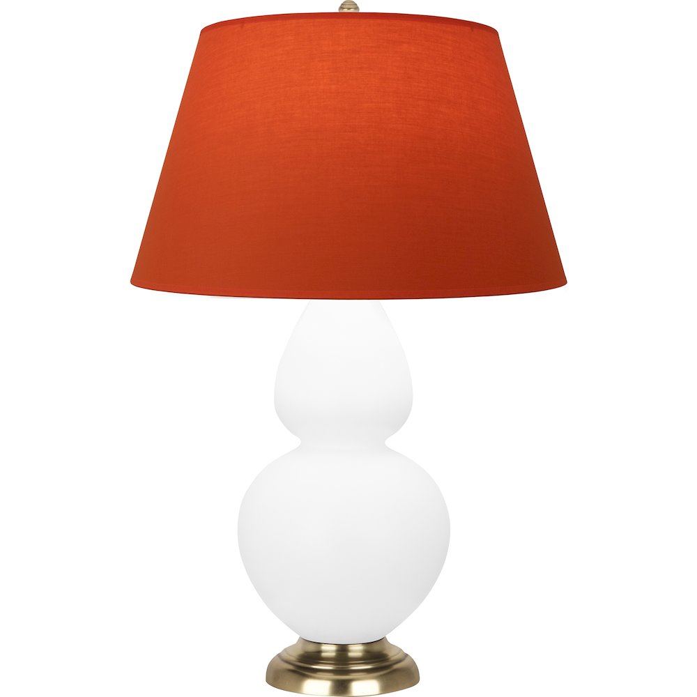 Matte Lily Double Gourd Table Lamp in Matte Lily Glazed Ceramic Color