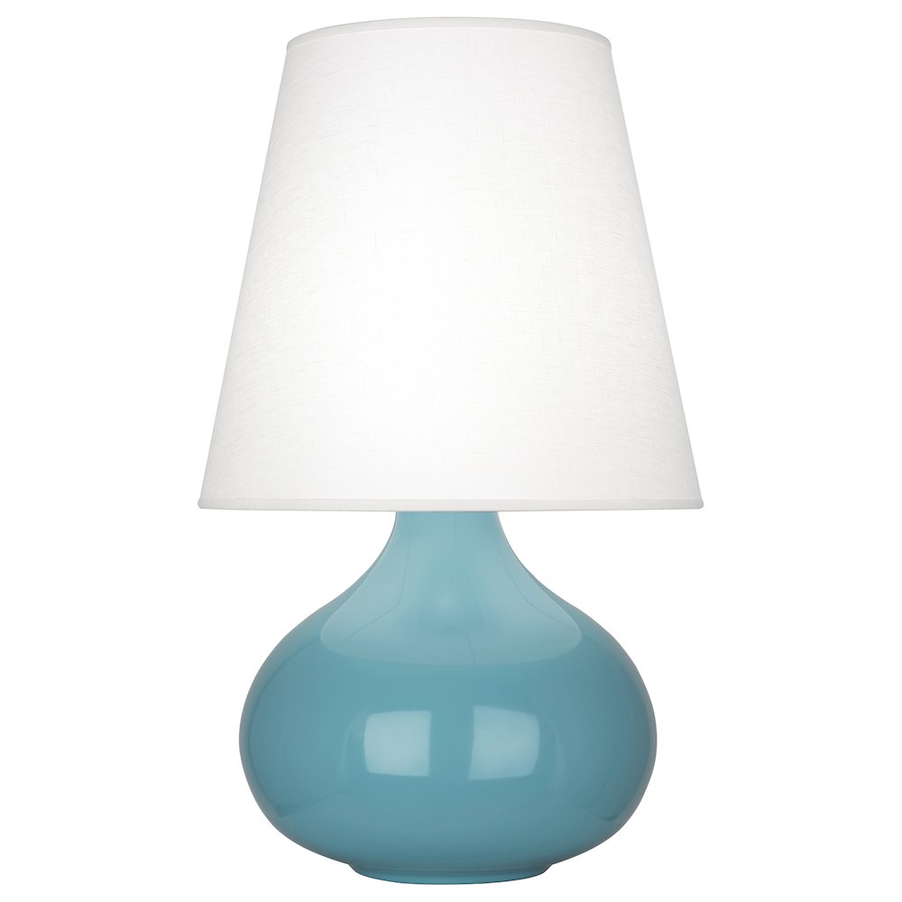 Steel Blue June Accent Lamp in Steel Blue Glazed Ceramic Color