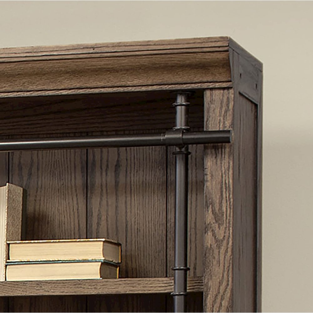Avondale 8' Tall Bookcase Wall With Ladder, Storage