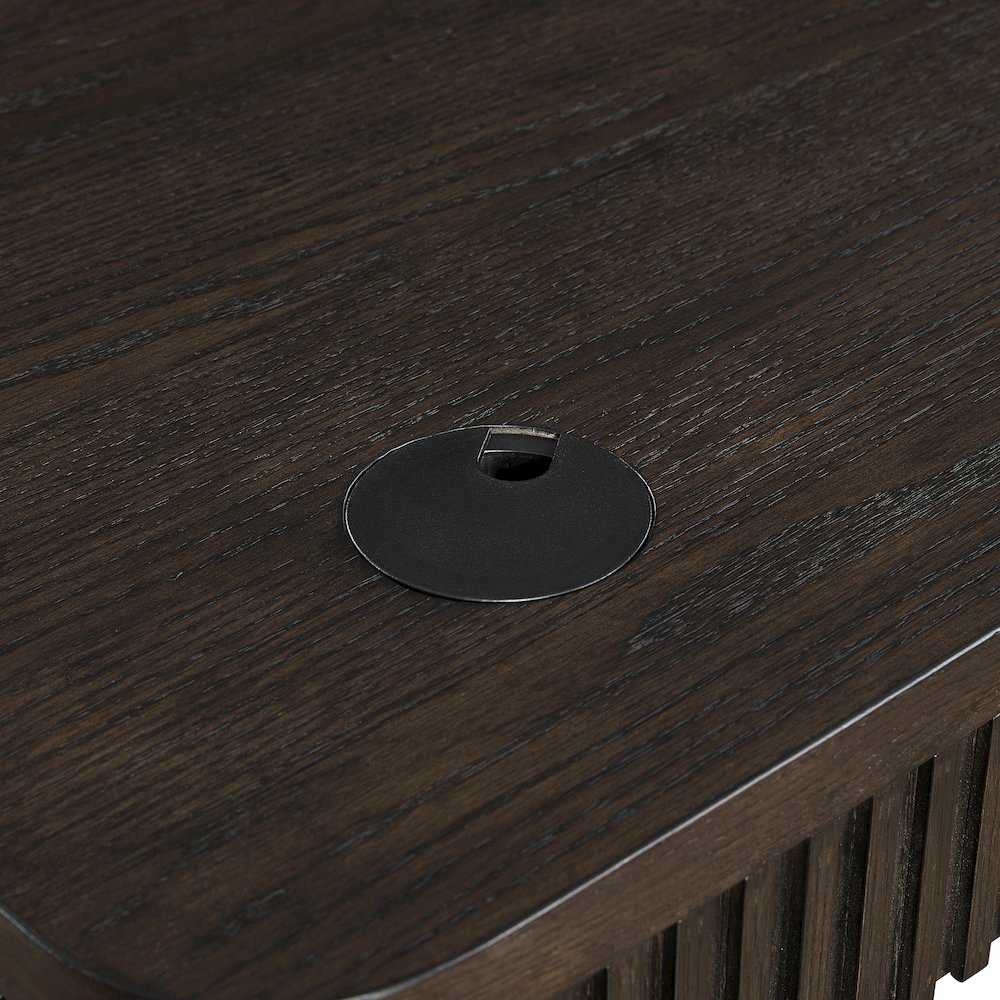 Tulane Pedestal L-Desk, Pedestal Desk, Office Desk, Brown