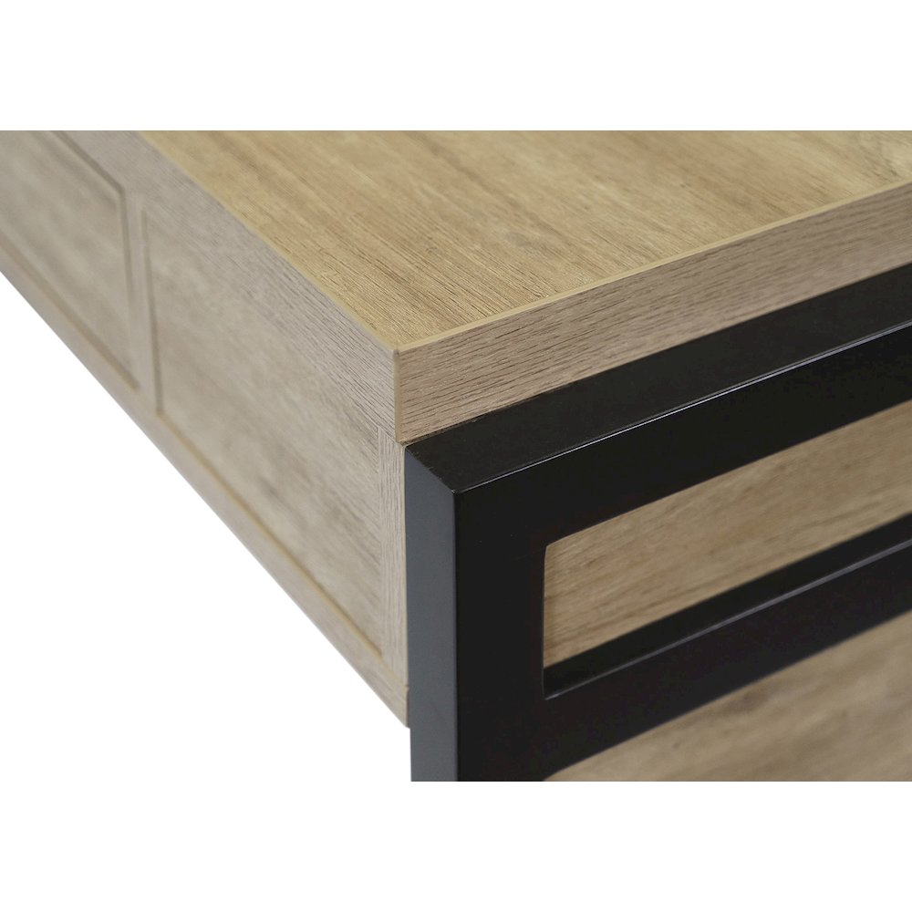 Mason Laminate Open L-Desk & Return
