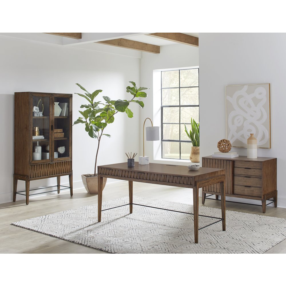 Delray Glass Door Bookcase/ Display