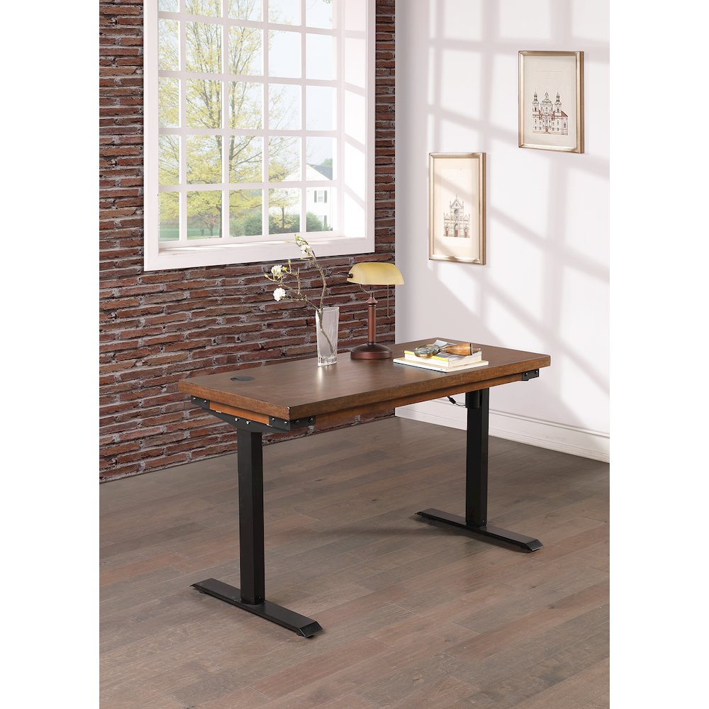 Addison Rustic Electric Sit/Stand Desk