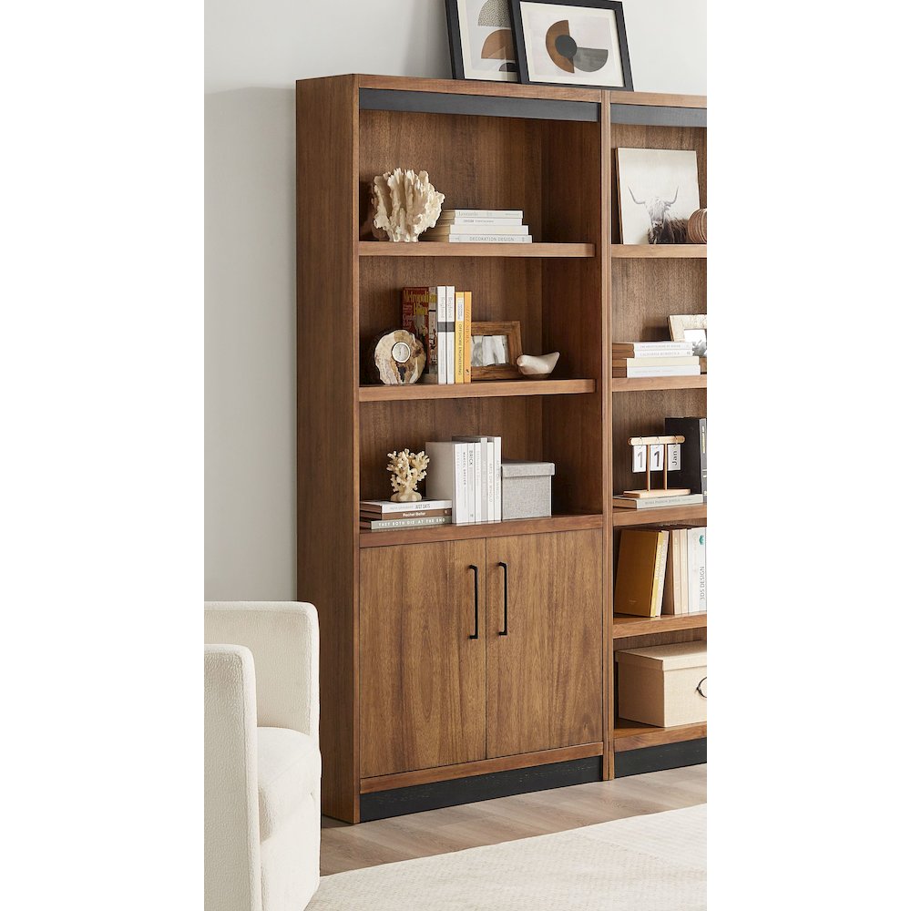 Avery Wood Lower Doors Bookcase