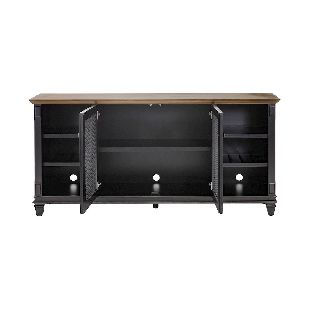 Hartford Wood Sideboard, Storage