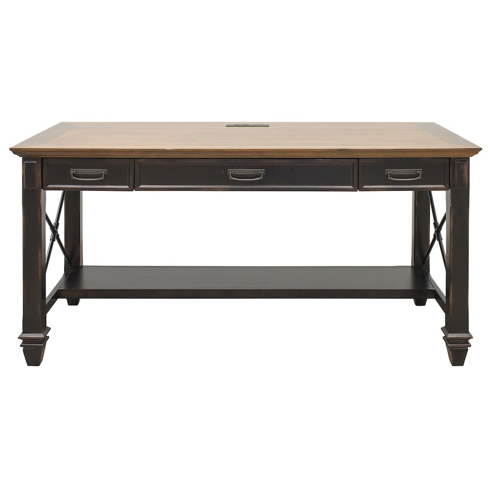 Hartford Wood Writing Desk, Brown